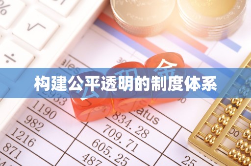 武进构建公平透明的制度体系